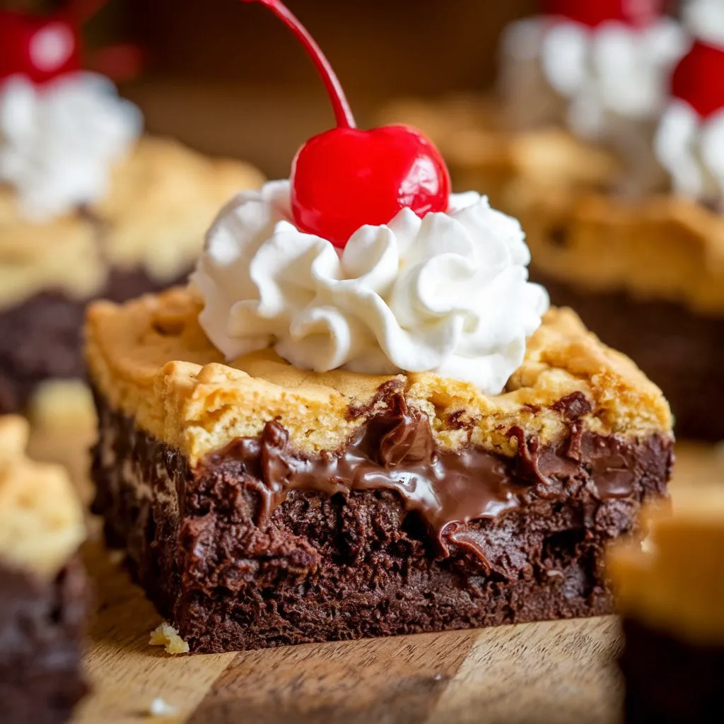 Brownie-Cookie Bar