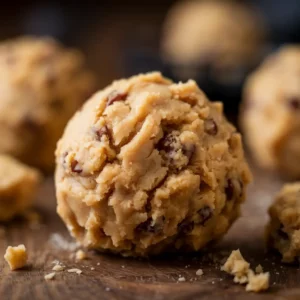 Mixing cookie dough recipe