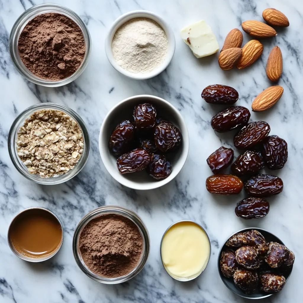 Ingredients for Chocolate Brownie Balls